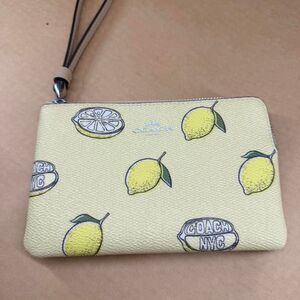 Coach Women's Lemon Wristlet